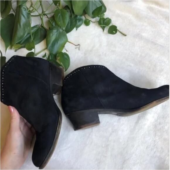 Lucky Brand Benne Studded Black Booties - Picture 7 of 8